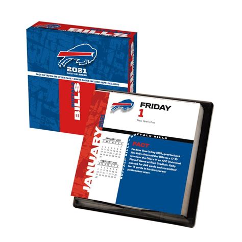 Buffalo Bills Desk Calendar - Calendars.com