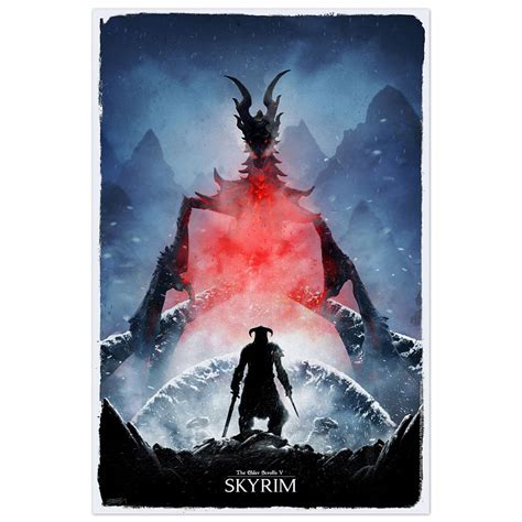 The Elder Scrolls V: Skyrim Limited Edition Art Print – Fanattik