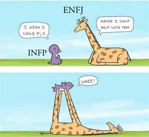 Really wholesome INFP - ENFJ meme : r/infp