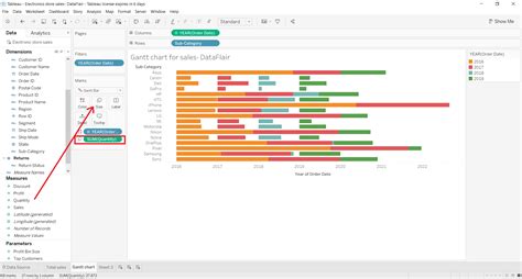 How To Create A Timeline Chart In Tableau - Best Picture Of Chart ...