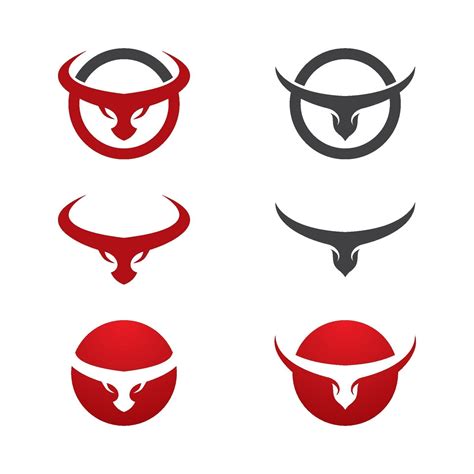 Bull horn logo images 2250097 Vector Art at Vecteezy