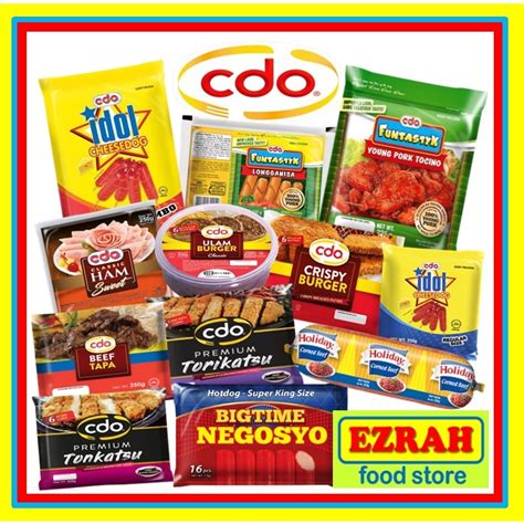 CDO Frozen Products Tocino, Hotdog, Ham and more. | Shopee Philippines