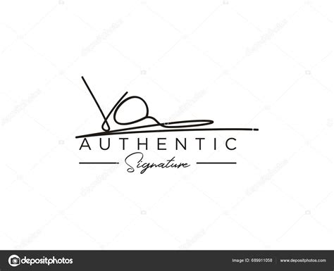 Signature Logo Template Vector Stock Vector by ©Microtext 689911058