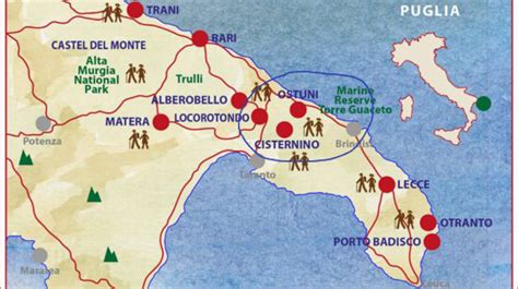 Locorotondo-Ostuni (map courtesy of Caspin Journeys) | Flickr