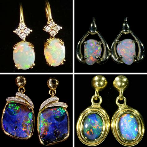 Opal Earrings | Opal Auctions