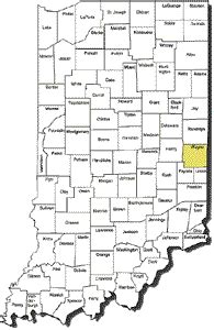 Wayne County Indiana Map | Carolina Map