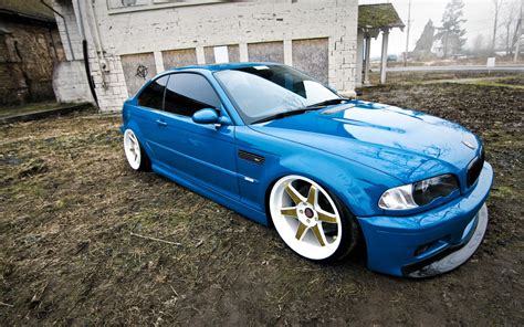 Blue coupe, car, BMW M3 E46, tuning, vehicle HD wallpaper | Wallpaper Flare