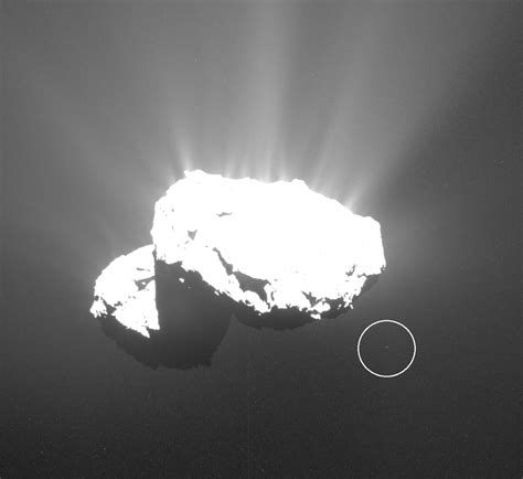 Comet 67P/Churyumov-Gerasimenko Had Tiny, Temporary Moon | Space Exploration | Sci-News.com