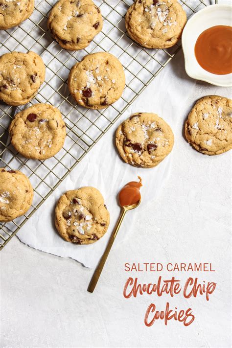 Salted Caramel Chocolate Chip Cookies - Sweetphi