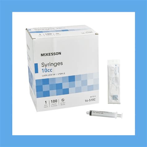 Mckesson Syringe 10cc Luer Lock Tip | 100/box (Overstock) - MD Buying Group