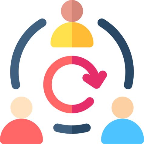 Agile team Basic Rounded Flat icon