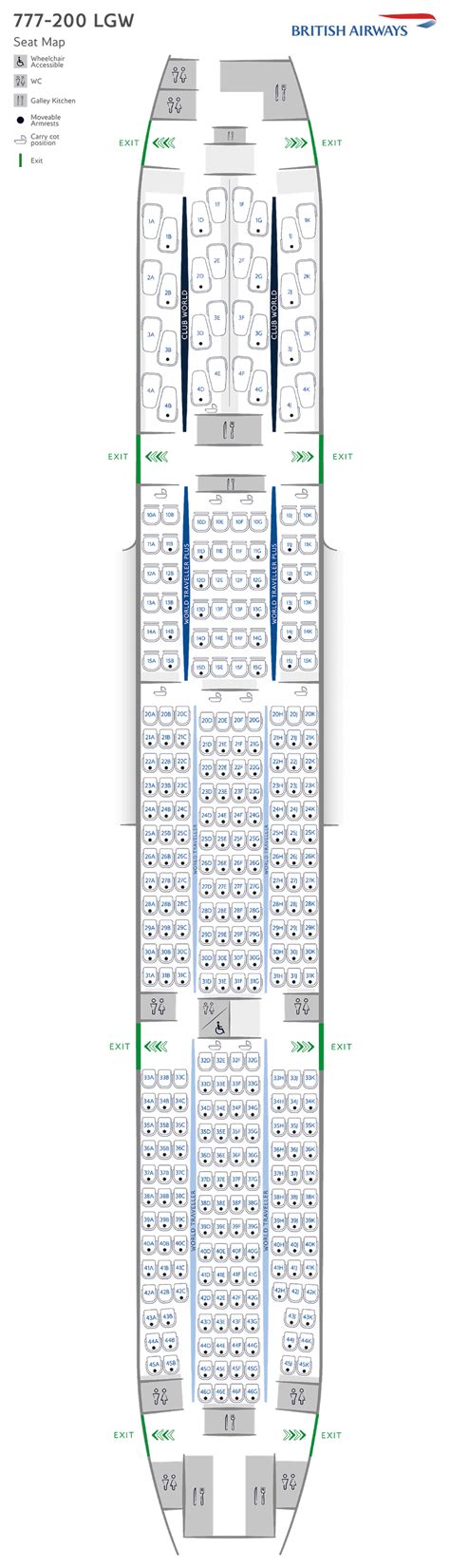 Boeing 777 200 Seat Map British Airways | Bruin Blog