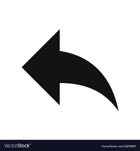 Back arrow icon Royalty Free Vector Image - VectorStock