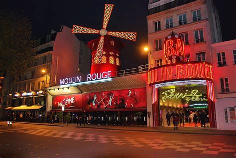 HD wallpaper: Moulin Rouge during night time, Paris, Red Mill, montmartre, landmark | Wallpaper ...