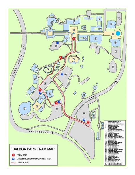 Map Of Balboa Park San Diego California - Printable Maps