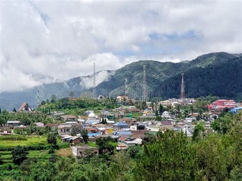 Mountain View, Sarangan Lake Stock Image - Image of town, alps: 237921383