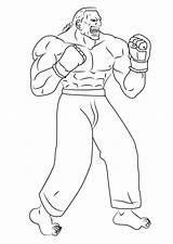 Ken Street Fighter Coloring  Play Free Game Online sketch template