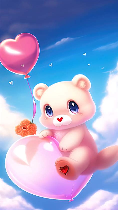 Love Teddy iPhone Wallpaper HD - iPhone Wallpapers