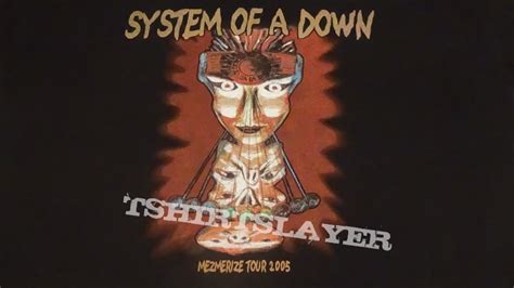 System Of A Down Mezmerize Tour T - 2005, XL | TShirtSlayer TShirt and ...