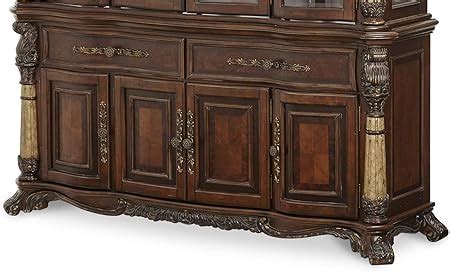 Amazon.com - Michael Amini Victoria Palace Buffet Cabinet, Light Espresso - Buffets & Sideboards