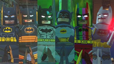 ALL Batman Suits in Lego Videogames (2008 - 2017) - YouTube