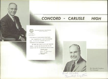 Explore 1961 Concord-Carlisle High School Yearbook, Concord MA - Classmates