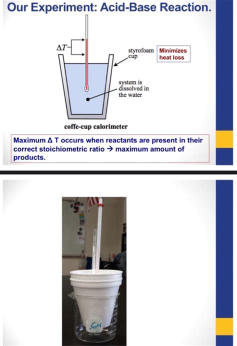 Solved 1. Why is a Styrofoam coffee cup used as the reaction | Chegg.com