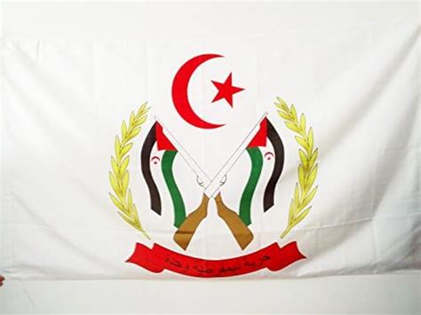 AZ FLAG Coat of arms Polisario Front of Sahrawi Flag 3′ x 5′ for a pole ...