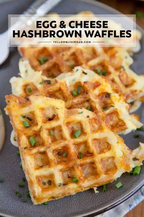 Egg cheese hash browns waffles – Artofit