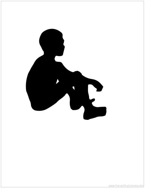 silhouette children sitting - Google Search | Boy silhouette, Kids silhouette, Silhouette