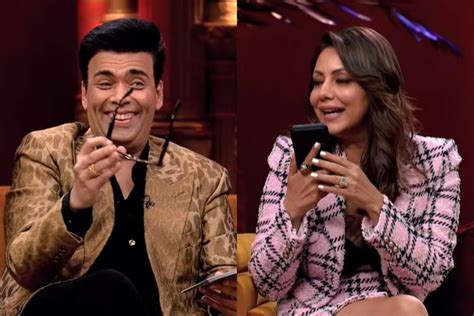 Koffee With Karan Season 7: Gauri Khan Calls Shah Rukh Khan, Karan ...