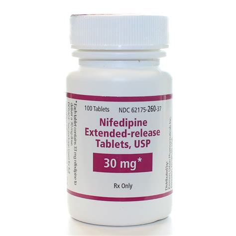 NIFEDIPINE ER 30MG - RX Products