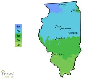 Planting Zones Illinois - Hardiness, Gardening & Climate Zone