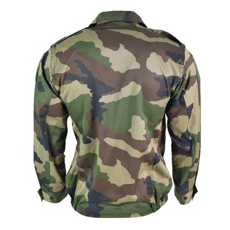 Genuine French army F2 combat jacket fatigue CE camo military issue surplus NEW