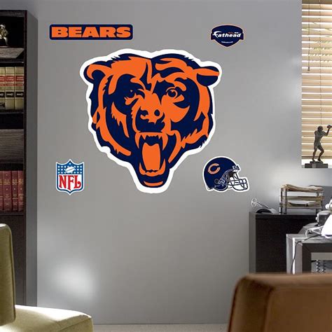 Bears Logo Decal | Chicago bears logo, Logo wall, Chicago bears