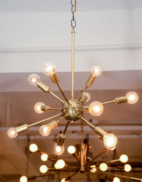 Vintage Sputnik Brass Light Fixture at 1stDibs | vintage sputnik light fixture, vintage sputnik ...