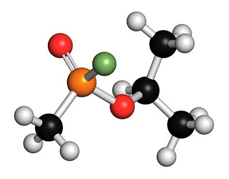 Sarin Nerve Agent Molecule Photograph by Molekuul/science Photo Library ...