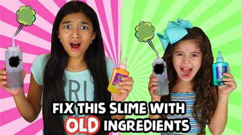 FIX THIS SLIME WITH 2 YEAR OLD INGREDIENTS!| IN OUR NEW HOME! JASMINE ...