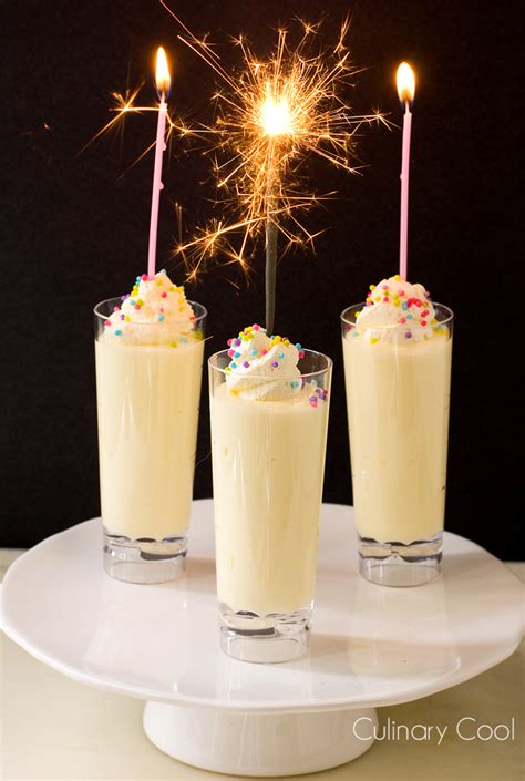 Birthday Cake Pudding Shots - Culinary Cool