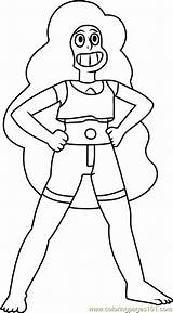 Stevonnie Steven Universe Coloring Page  Free sketch template
