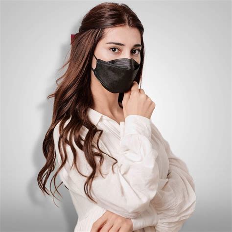 HappyLife Face Mask Made in Korea, Black Large (5pcs) : Amazon.ae: Health