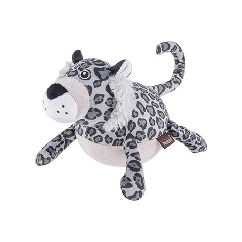 Snow Leopard Plush Dog Toy - Pets and Lifestyle