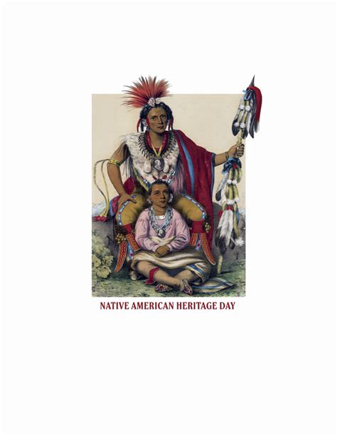 Native American Heritage Day – Centered – Rectangle – Parent and Child – Diocesan