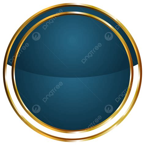 Circle Gold Frame, Circle, Gold, Circle Gold PNG and Vector with ...