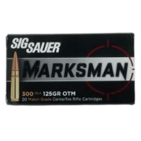 Sig Sauer 300 Blackout 125 gr QTY 20 | Top Shelf Ammo