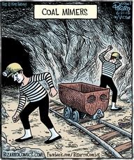 mimes, coal miner | Funny cartoon pictures, Bizarro comic, Funny cartoons