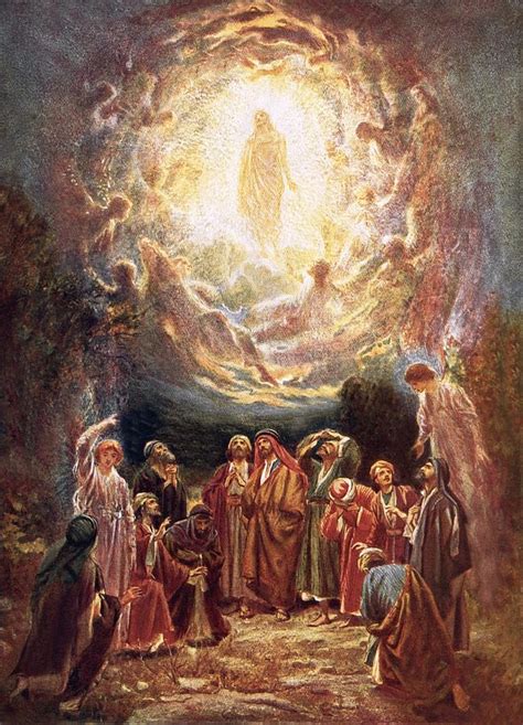 Jesus Ascending Into Heaven by William Brassey Hole