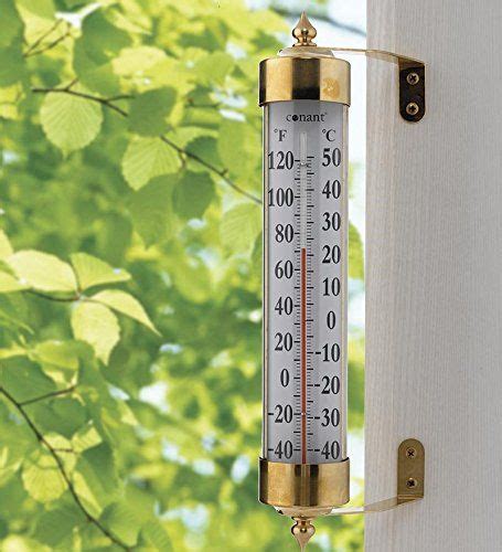 Amazon.com : Wind & Weather Big Swivel Outdoor Thermometer : Patio ...