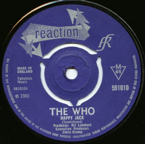 The Who – Happy Jack (1966, Vinyl) - Discogs