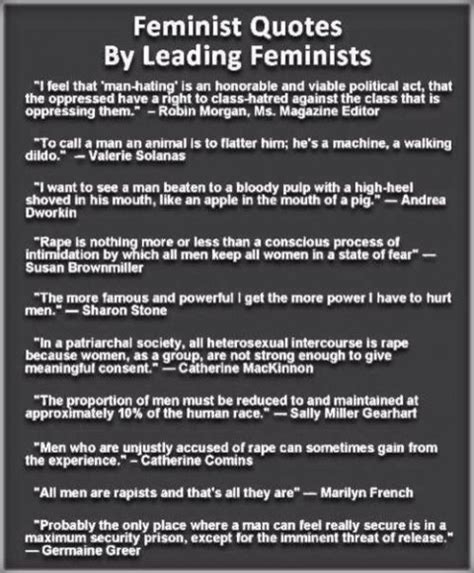 MRA graphic, “Feminist Quotes by Leading Feminists”: cherry-picking ...